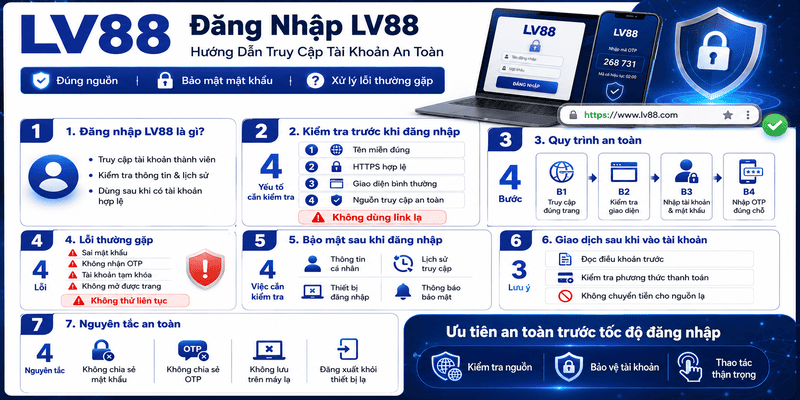 Đăng Nhập LV88 – Hướng Dẫn Truy Cập Tài Khoản An Toàn